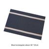 Modern Style Striped PVC Table Mat Placemats Stain Resistant Bowl Cup Dish Coaster Insulation Anti-Skid Waterproof Mats
