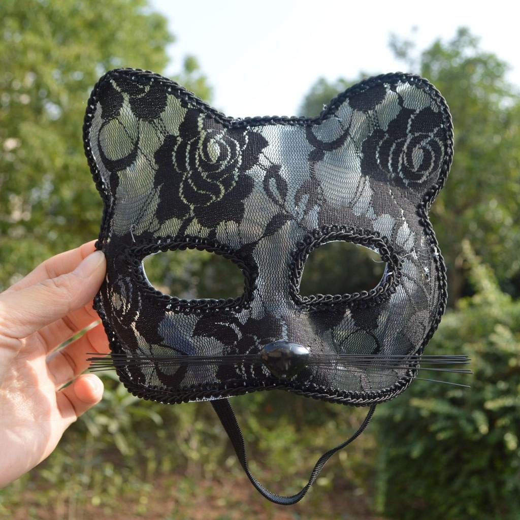 Pvc Mask Cat Halloween Cosplay Theatrical Costume Events Supplies Accessories