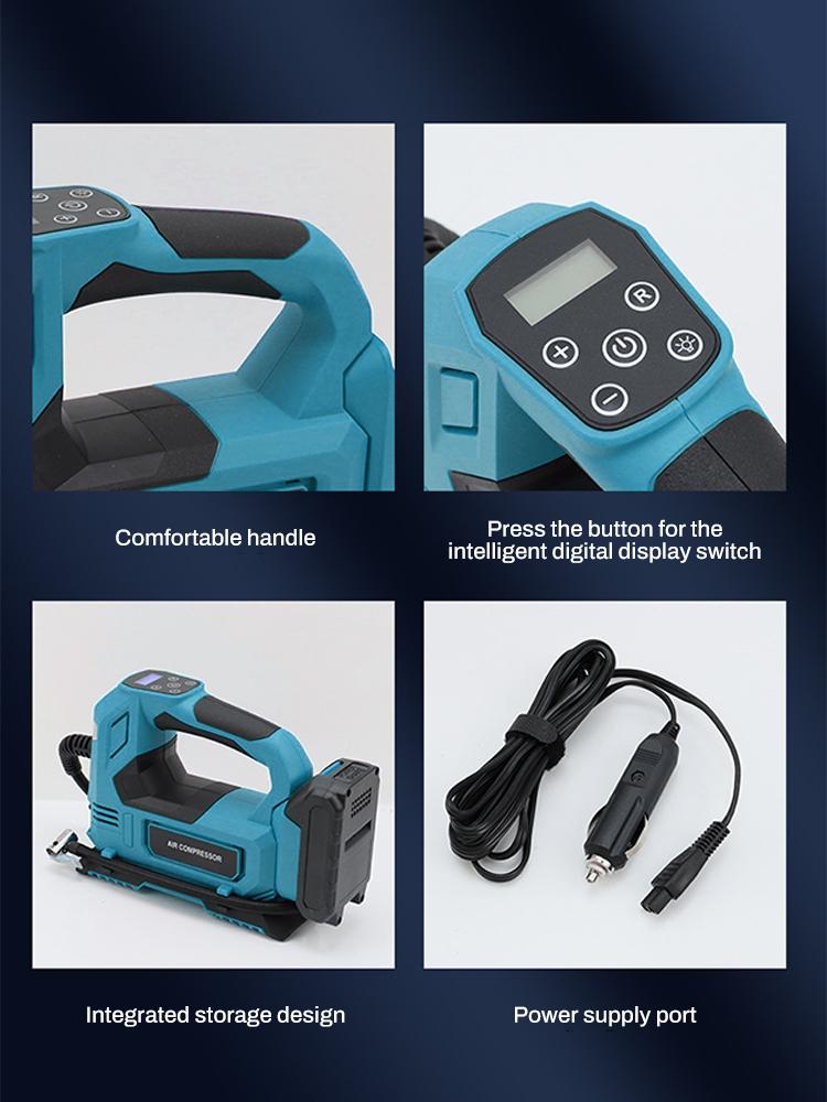 Automatic Cordless Inflator Electric Air Pump Car Tire Handheld Air Compressor For Makita 18V Battery(No Battery)