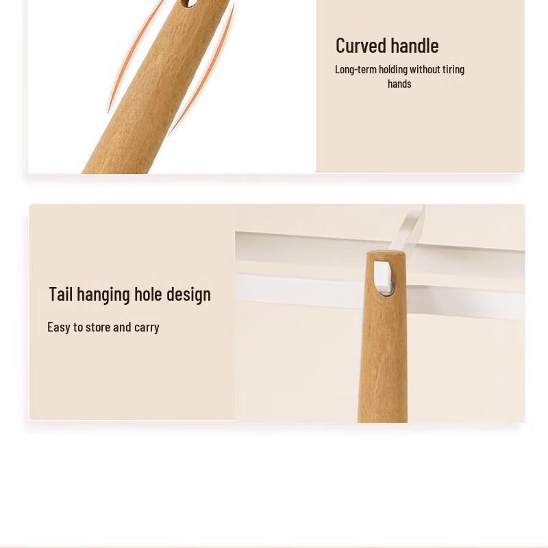 Royalstar Wood Handle Silicone Kitchen Utensil Set