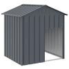 vidaXL Dog Kennel with Roof Anthracite Galvanized Steel