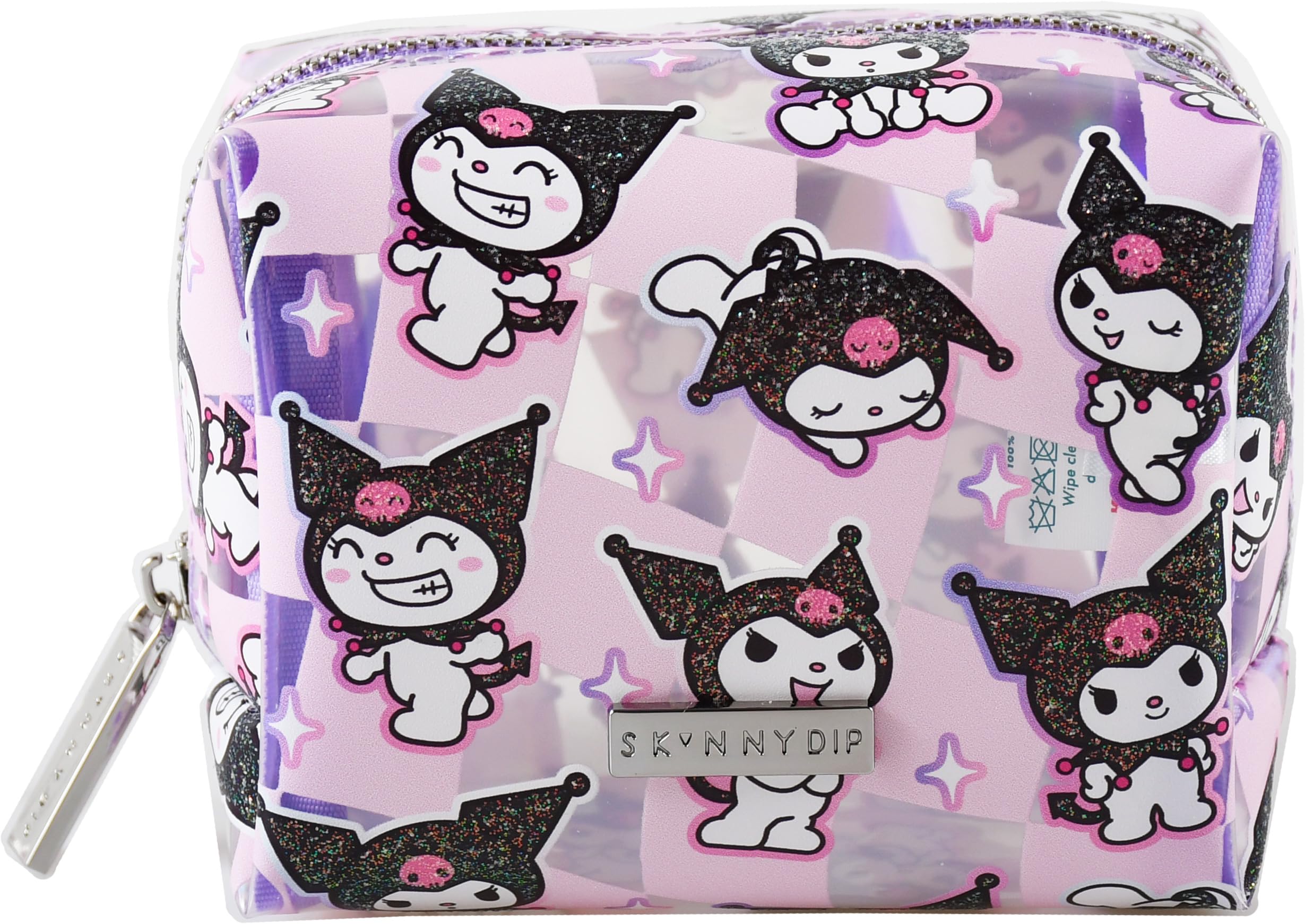 

SKINNYDIP Kuromi Повторяющийся варп Персонажи Sanrio Аксессуар для макияжа 7962PCMM Косметичка, Косметичка, Чехол,