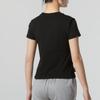 PUMA Embroidered Letter Outdoor Sports Fitness Running Comfortable Breathable Casual Round Neck Short Sleeve T-Shirt SS24 Women Tops Black 630356-01