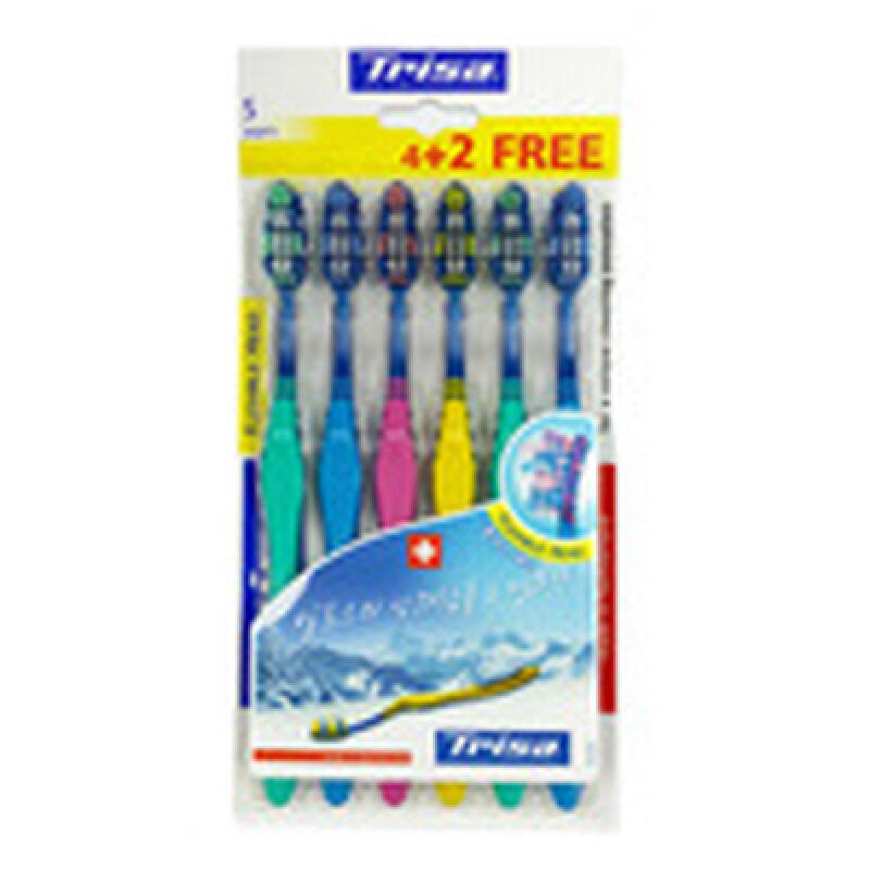 TRISA Flexible Head 3 Toothbrush 6P