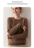 Lekasha Women's Soft Cashmere Round Neck Wool Knit Sweater