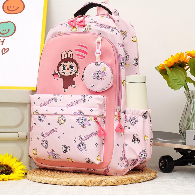 Batoh LABUBU Školní taška Volnočasový batoh Dětská taška Batoh pro základní školu LABUBU Dívčí Chlapecký školní batoh 6 barev