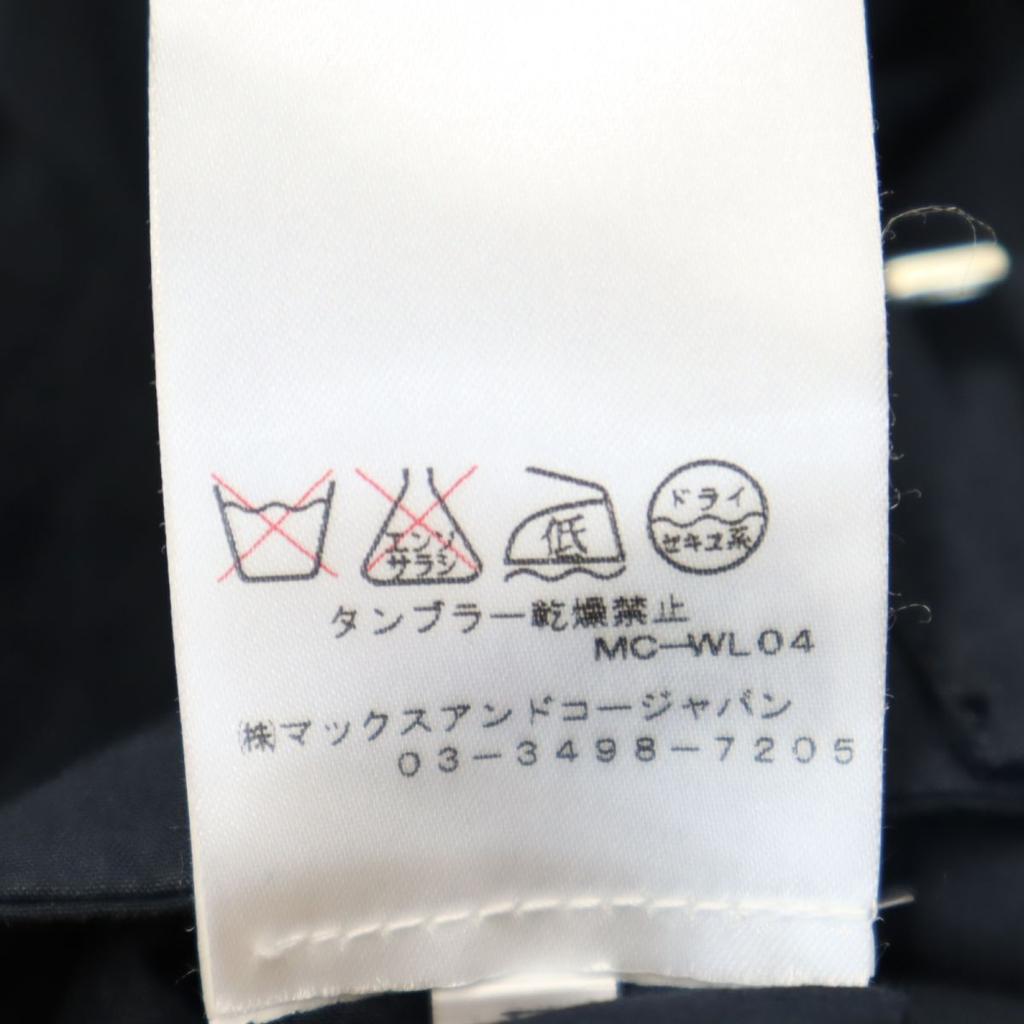 MAX&CO Trench Coat 38 Navy Women Used