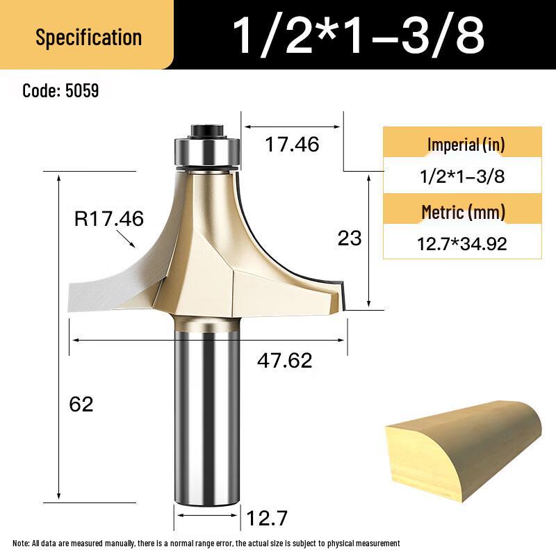 Professional Round Corner Router Bit