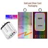 Multi-Port EU/UK Charger: 3 USB + Type-C, 5V/2.4A
