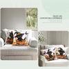 Halloween Black Cat Pillowcase Bedroom Sofa Cushion Cover 100% Polyester Living Room Cushion Pillowcase Home Decor