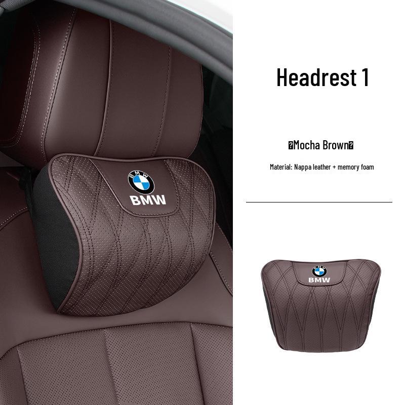 

BMW Car Headrest Lumbar Support Pillow for 3, 5, 7 Series, and X1, X3, X5, X6, X7 Models