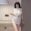 Sexy Lingerie Hollowed Out Hot Nurse Uniform Female Perspective Seduction Cosplay
