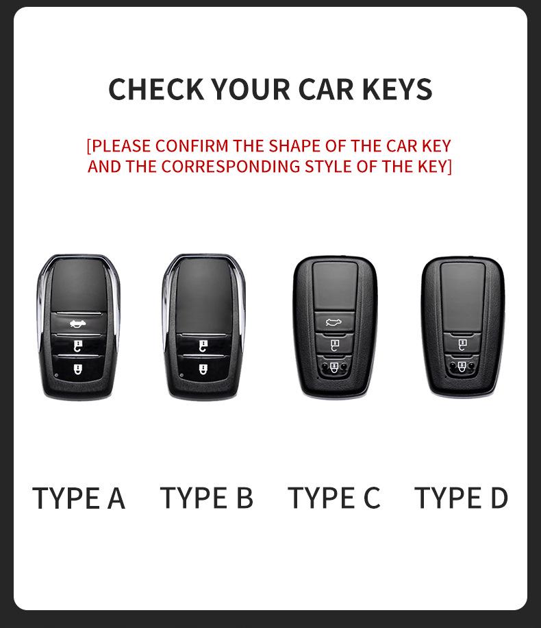 Toyota Alphard/Vellfire/Sienna Key Case & Protective Shell with Buckle