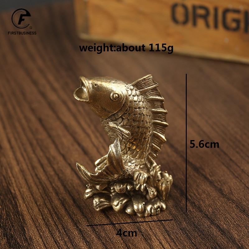 Antique Brass Lotus Leaf Backflow Incense Burner Decorations Solid Pure Copper Frog Lotus Pond Censer Holder Ornaments Tea Pets