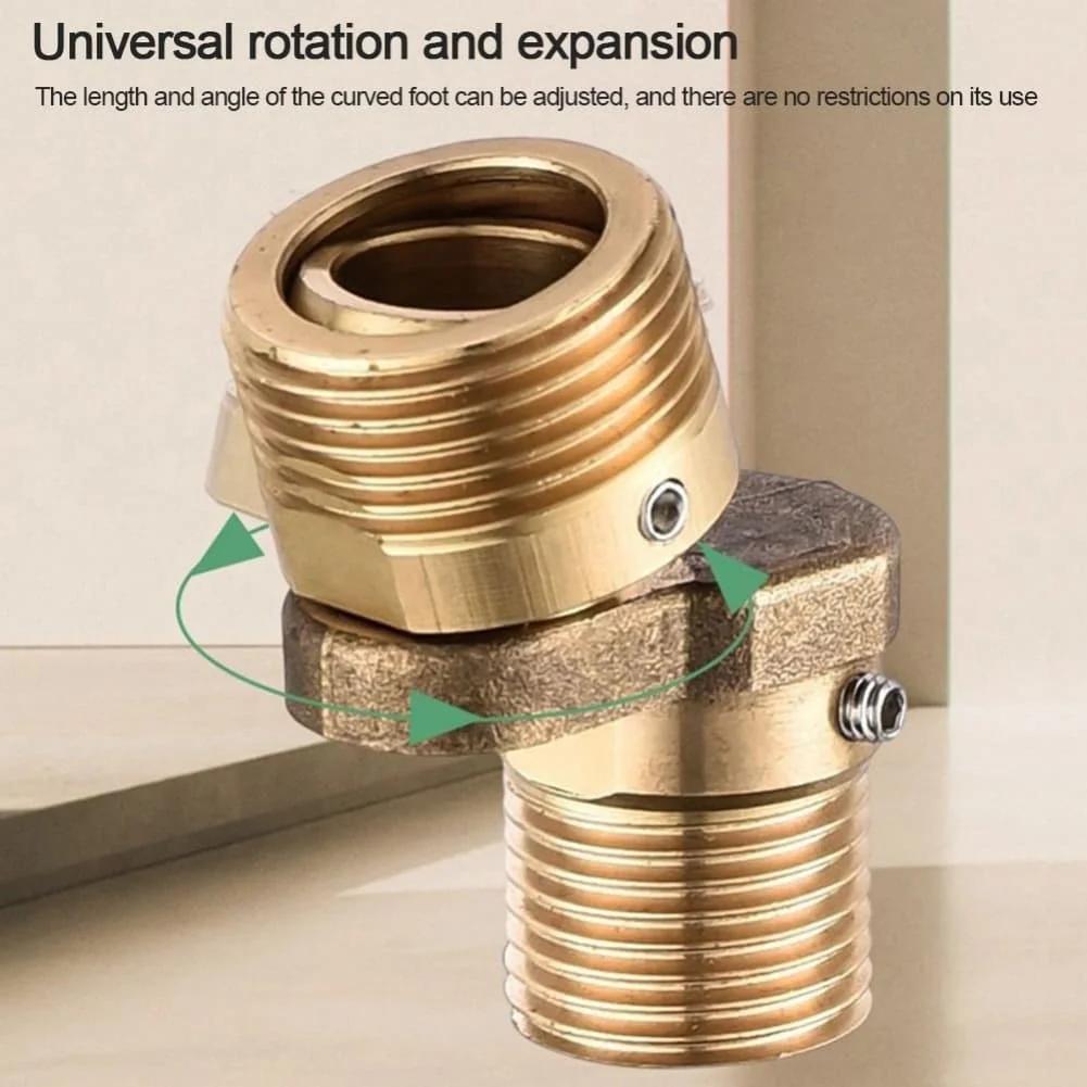 360 Degree Rotation Shower Adapter For Showering As Shown Rust And Wear Resistant 0-40 Degree Adjustment Range