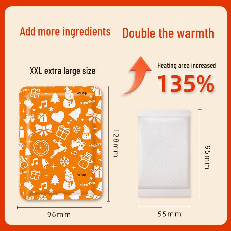 Peiqi Kangaroo Self-Heating Body Warmer Patches