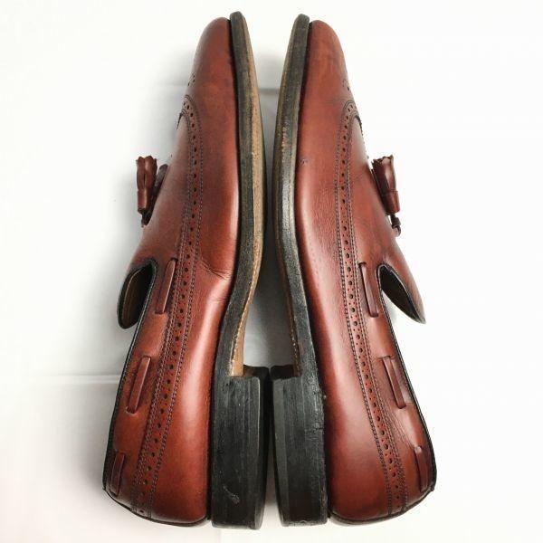 Allen Edmonds Berwick Made in USA Tassel Loafer Slip-On Shoes Brown Size 10AAA (26.0-27.0) Men's(USED)