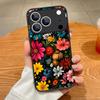 Colorful Flowers Pattern Case For iPhone 17 Pro Max Case iPhone 16 Pro Max 15 14 13 16E 17E Magnetic For Magsafe Hybrid Matte Cover