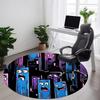 1PC Cartoon Characters Office Round Area Rug, Indoor Mat Suitable For Office, Under Office Chairs Bedroom Living Room Home Decor, Room DecoT1223083