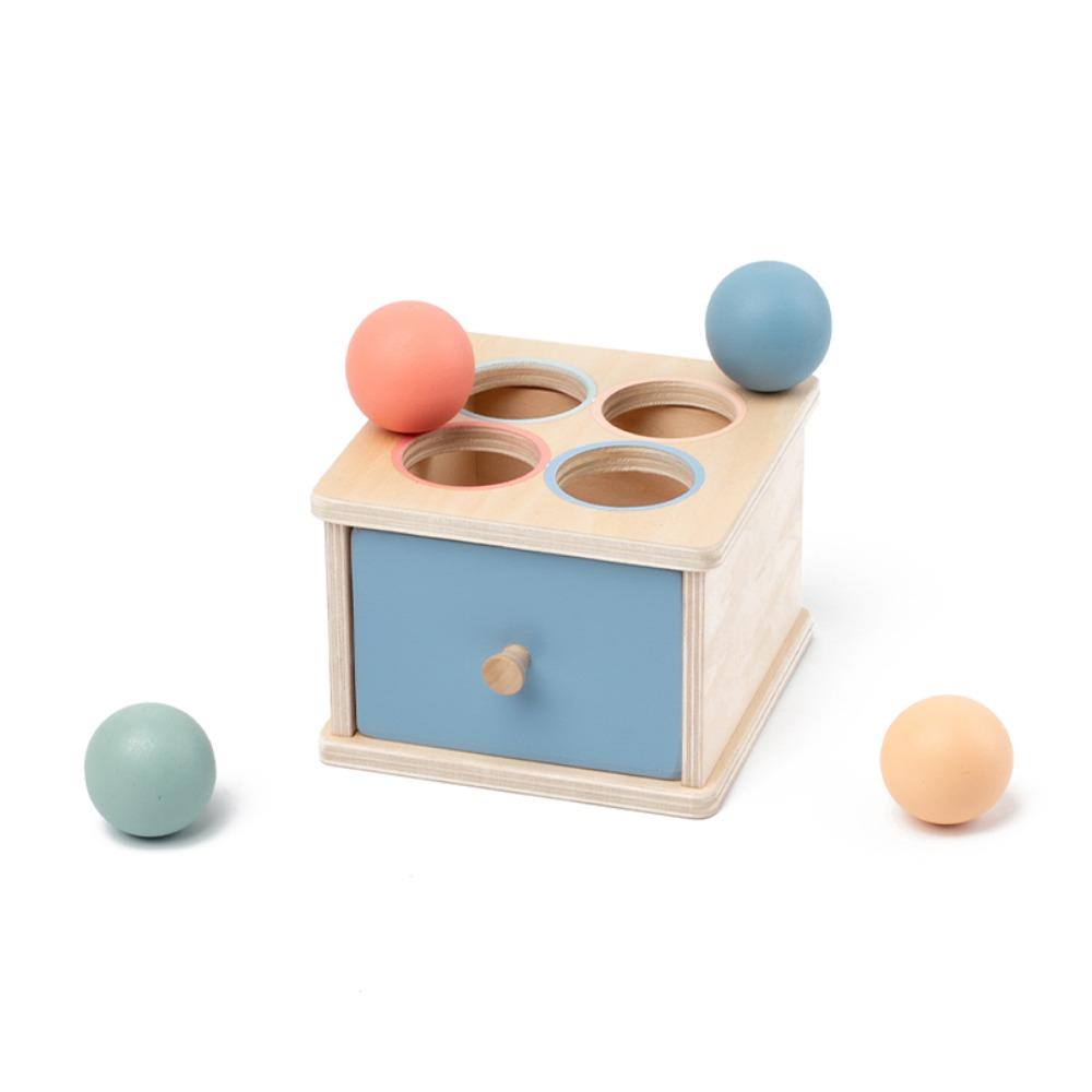 Color Cognition Montessori Wooden Toy Shape Matching Early Education Box  Birthday Gift