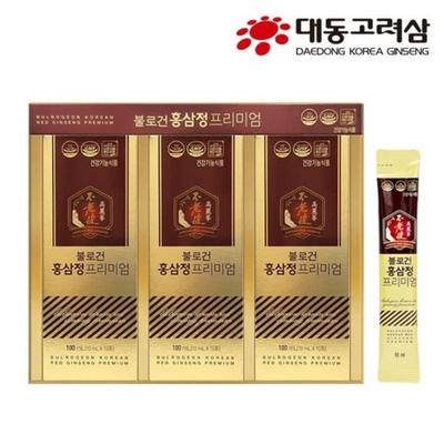 Daedong Goryeosam Bullogun Premium Red Ginseng Extract 30 Packs Health Functional Food Containing 6-Year-Old Red Ginseng | 300ml 1 Pcs