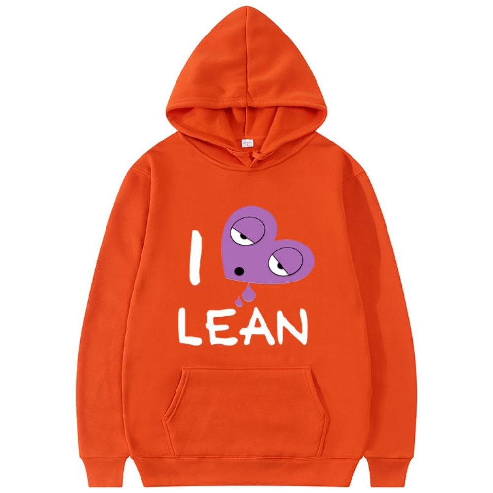 Bluza z kapturem z nadrukiem wzoru Chief Keef I Love Lean Bluzy Hip Hopowa Muzyka Bluza Moda Męskie Topy Streetwear dla Uroczych Kobiet