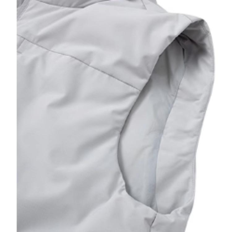 Under Armour Solid Color Stand Collar Outdoor Casual Down Vest Breathable Knitted Sports Pants Casual Sports Set 23600803-009+23600704-409