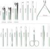 Nail Clippers Sets 12/16Pieces Stainless Steel Manicure Set Professional Nail Clipper Kit of Pedicure Tools