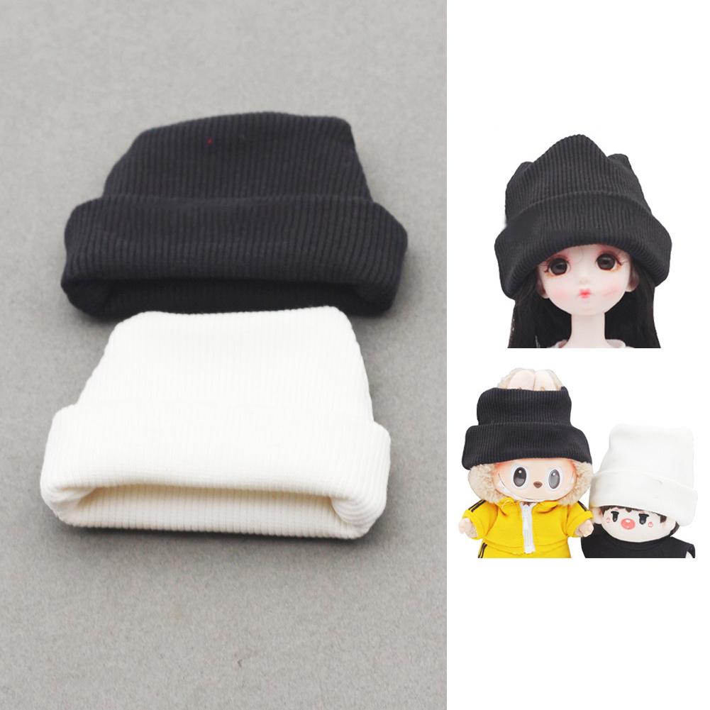 Doll Hat for Dollhouse Miniature 1/6 BJD 17cm Labubu Color Match Hat Kawaii Cute Doll Accessories Kids Girls Toys