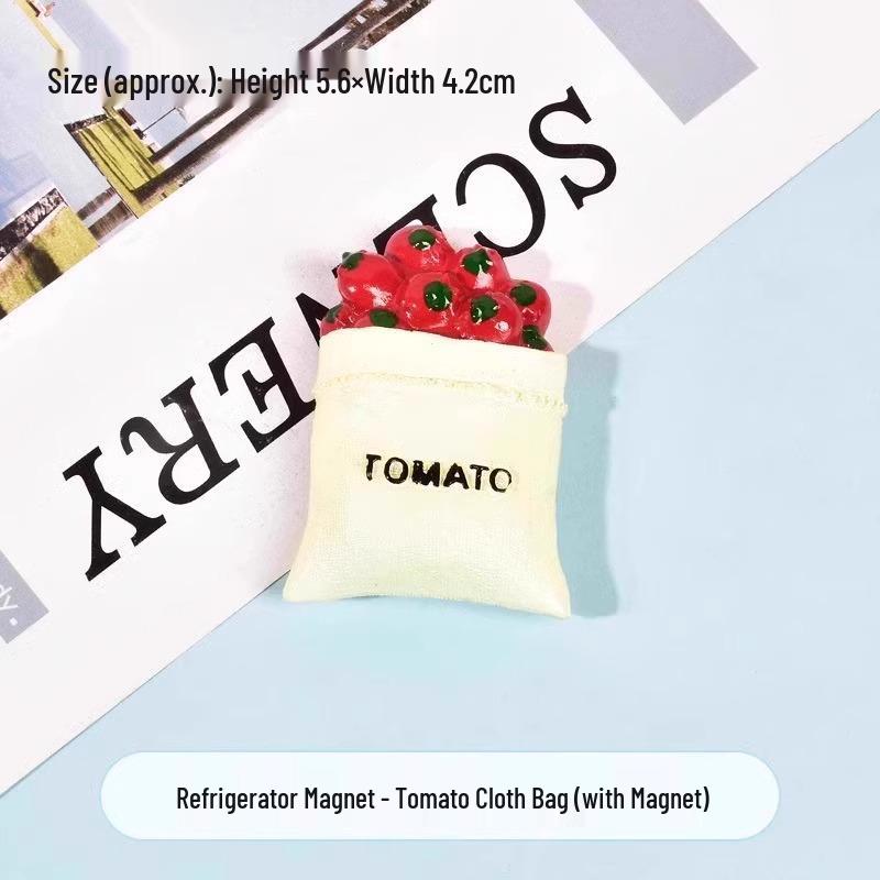 3D Stereoscopic Magnetic Food & Vegetable Fridge Magnets