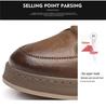 Autumn & Winter Men's Korean Style Genuine Leather Slip-On Sneakers - Breathable, Non-Slip, Versatile Casual Shoes