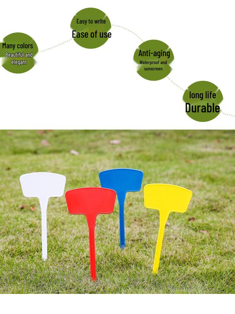 

Large Plastic Garden Stake Labels and Plant Markers 20cm Mixed (5 pcs)