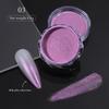 1Bottle White Chrome Pearl Nail Powder Shine Glitter Shell Auroras Nail Dust Mirror Effect Pigment Manicure Nail Art Decoration