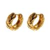 18K Gold Plated Korean Geometric Ear Cuffs - Plaid Earrings for a Fashionable, Sophisticated Look.