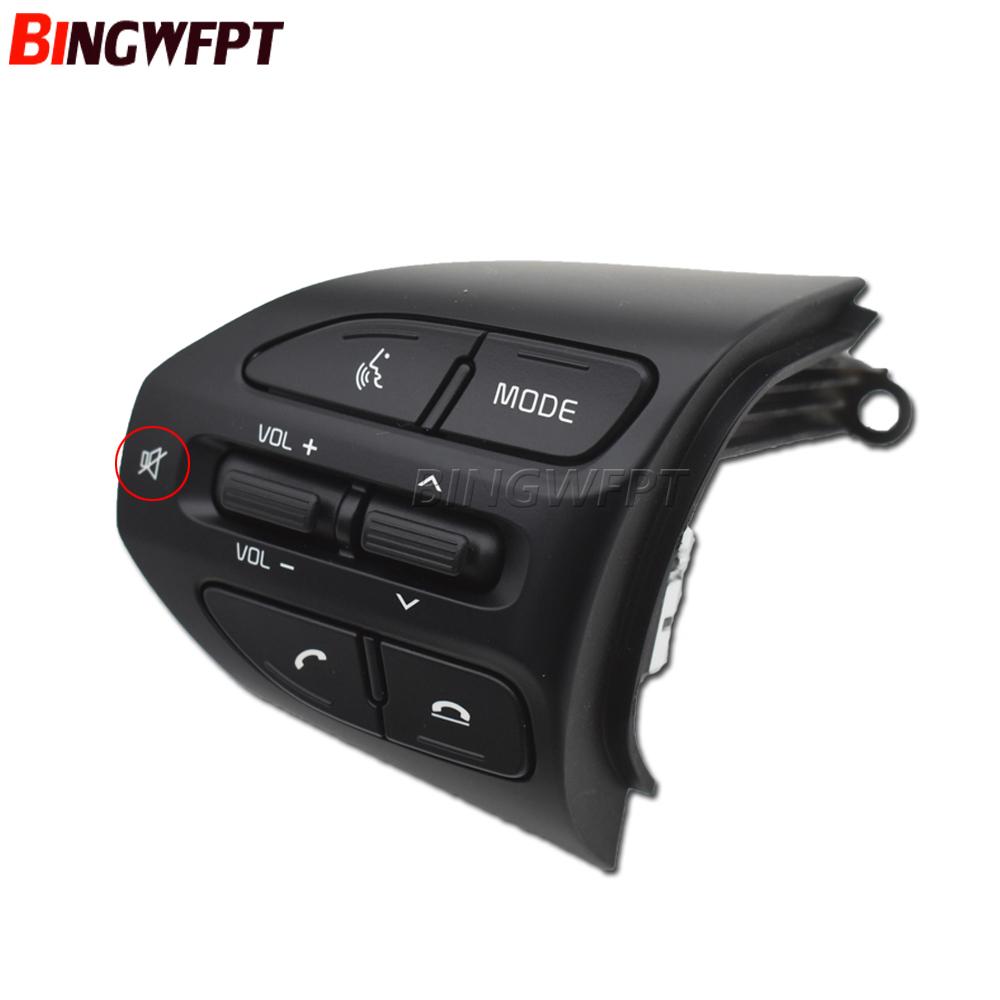 For KIA K2 RIO 2017 2018    Car Multi Function Steering Wheel Audio Volume Music Buttons