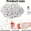 48Pcs/Lot 4*7m A-Z 26Letter Round Flat Alphabet Spacer Beads For Jewelry Making Handmade Diy Bracelet Necklace