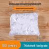 OEING Disposable Elasticized Transparent Tablecloth