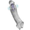 Penis Sleeve Extensions Condom Male Enlargement Delay Vibrators Clits Massager Cock Ring Vibrating Penis Cover Sex Toys For Men