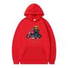 Wintersportwagen Reiches Bärenmuster Bedruckte Hoodies Modische Lässige Sportliche Langärmelige Herren- und Damen-Unisex-Kapuzensweatshirts