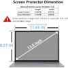Megoo Glass Screen Protector for Surface Laptop 7 (2024 AIPC, 13.8 Inch) - Scratch Resistant, High Sensitivity, Bubble-free Instalation, Ultra Clear,