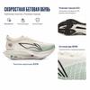Li Ning Feidian 5 Elite Technologia Ultralekkiej Płyty Karbonowej Buty do Biegania Unisex Buty do Biegania Off-White ARMV003-4