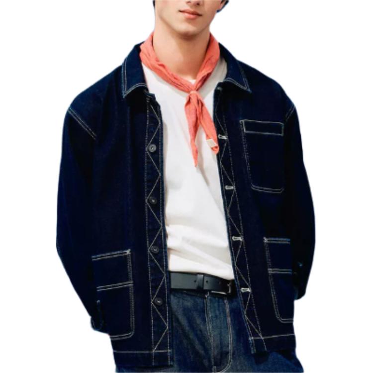 GAP Denim Jackets Men's Lapel Moderate Other 723058