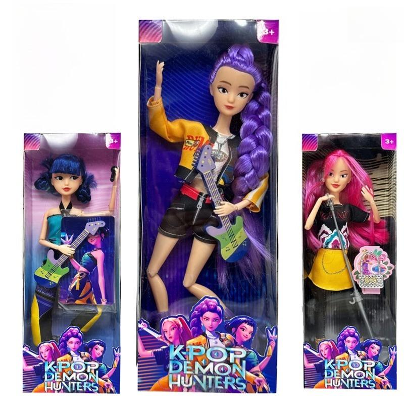 K-Pop Dämonenjäger Hexenjäger Gummi Puppe Figur Hohes Aussehen Mädchen Herz Dekoration Feiertagsgeschenk