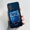 Phone Case For ZTE Blade A53/A53 Plus/Optus X Delight 2 Jelly Soft Black Cover Cute Printed Pattern Rabbit Lamp Penguin Casing