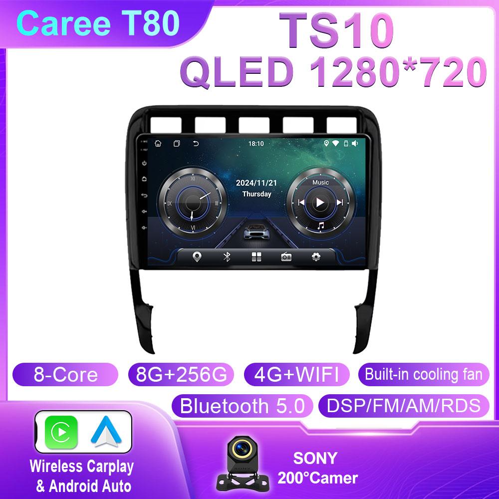 Android 14 Car Radio Car Multimedia Video Player WIFI For Porsche Cayenne 957/955 2002 - 2010 HeadUnit GPS Autoradio Carplay BT