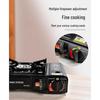 Portable Dual-Fuel Cassette Stove with Wind Guard and Carrying Case