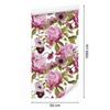 Pansies and peonies wallpaper for living room and bedroom 50x1000