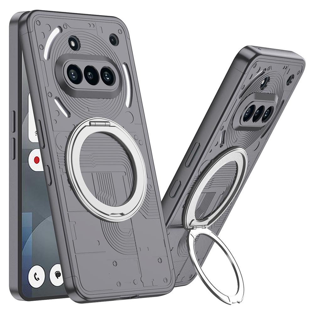 

GKK Shield Series For Nothing Phone (3a) Magnetic Case with Kickstand Detachable Design Hard PC Phone Cover Grey