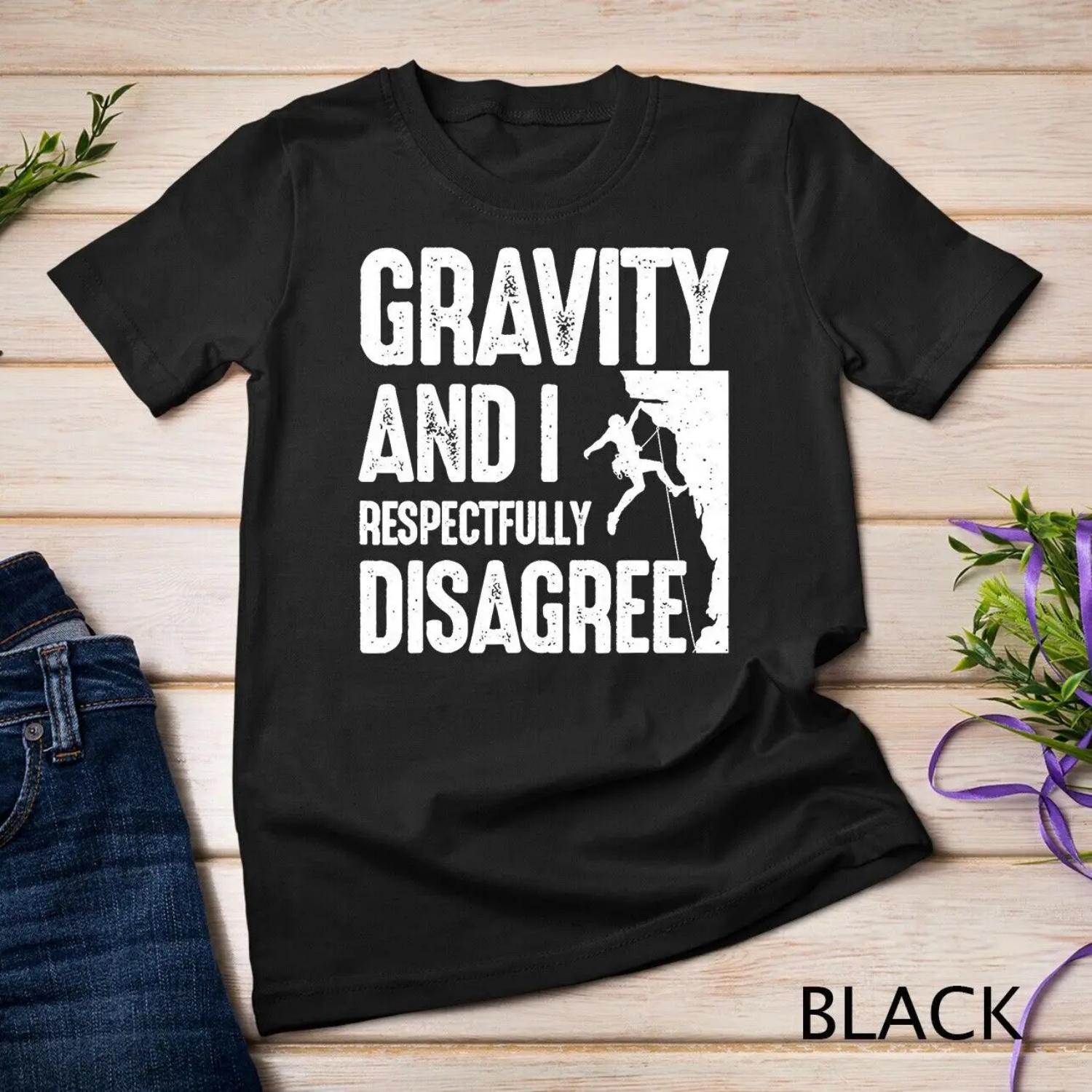 Funny Rock Climbing Design For Athletes Boulderer T shirt S