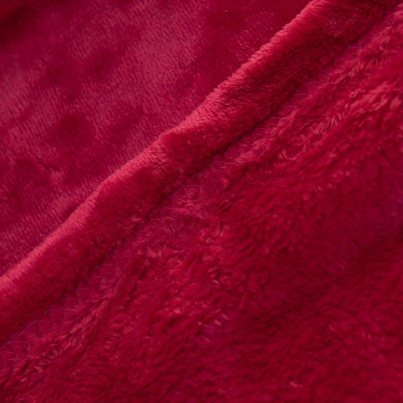 Kuschelige Winter Einfarbig Korallenfleece Flanelldecke - Antistatisch, Einlagig